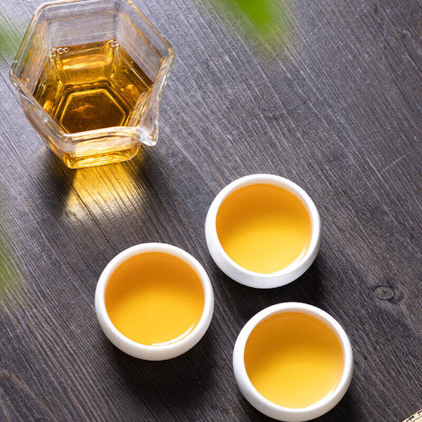 Mengsong Spring Tea Golden Jiahuang Tablets Grain Tea Pu'er Tea Raw Tea 357g
