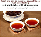 Chinesisch Puer Teebeutel Lose Blätter Florales Aroma Dunkler Tee 70g/15 Packun