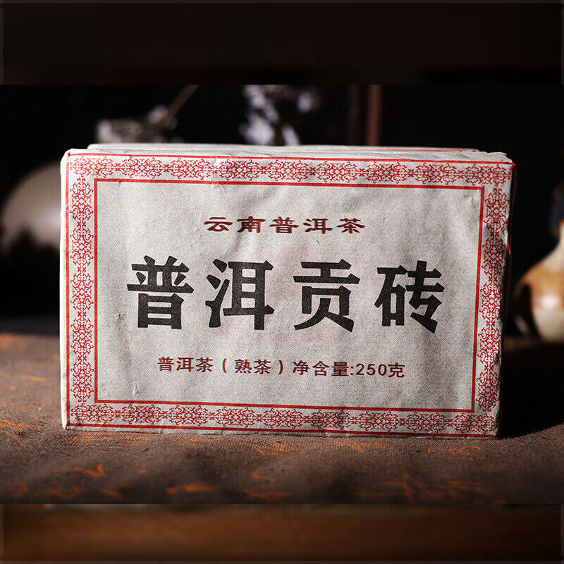 Puerh Tea Brick Organic Yunnan Ripe Puerh Tea 250g Brick Tea