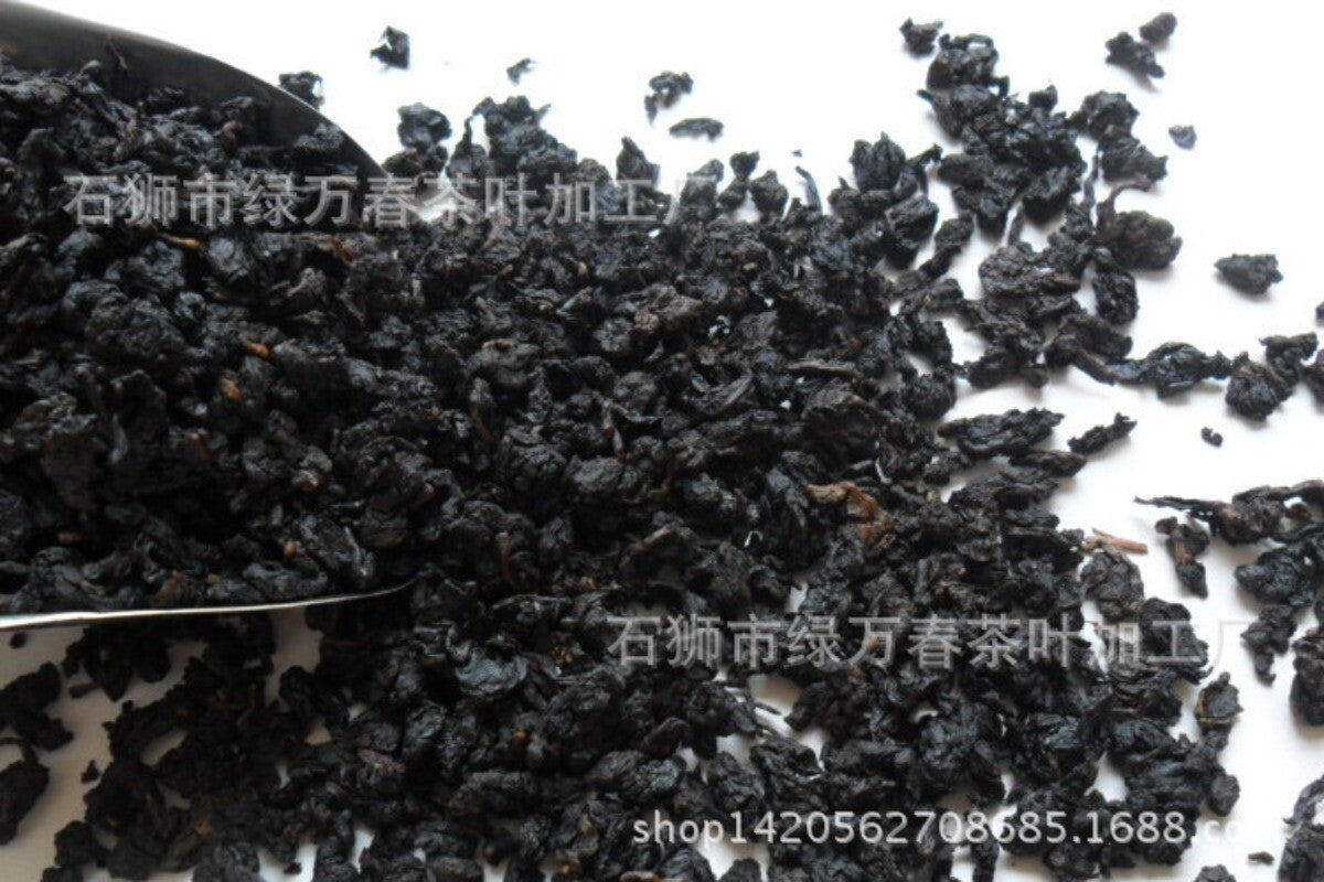 Carbon Roasted Tieguanyin Ripe Tea High Concentration Black Oolong Bulk Tea 500g