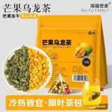 Mango Oolong Fruit Tea Cold Brew 3 Flavor Blend Premium Triangle Bags