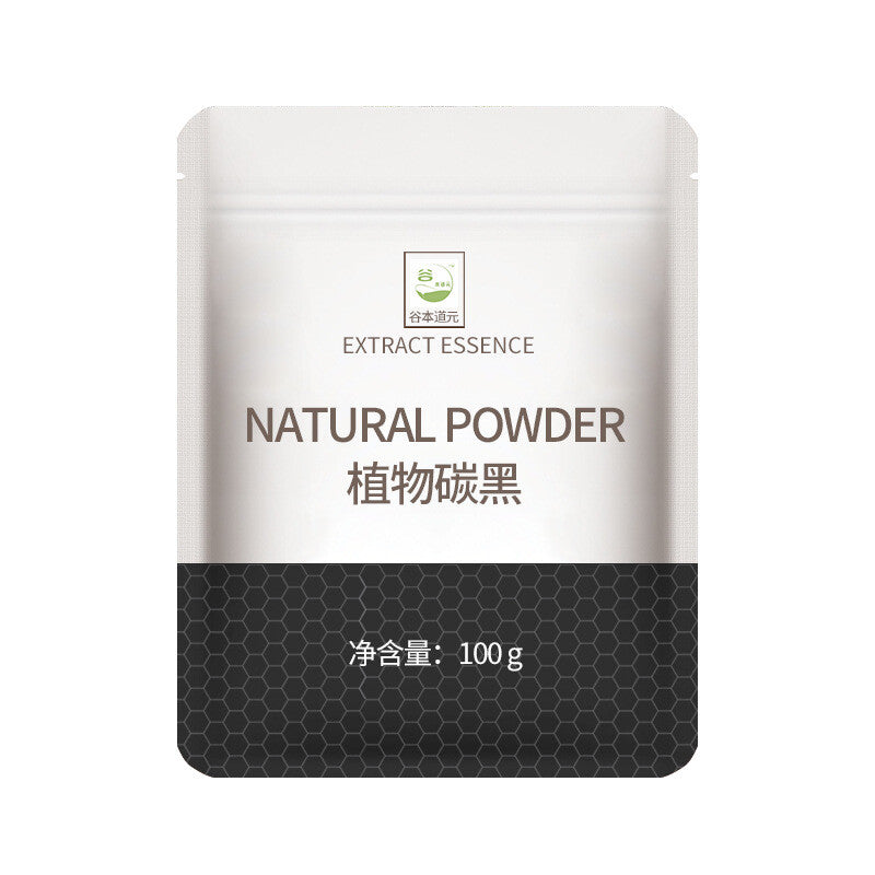Bamboo Charcoal Powder Natural Black Pigment Edible Plant Charcoal Black,