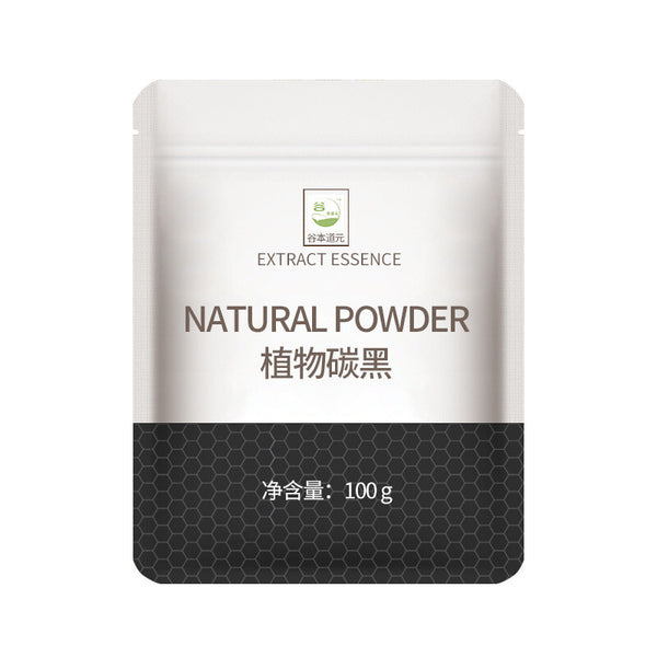 Bamboo Charcoal Powder Natural Black Pigment Edible Plant Charcoal Black,