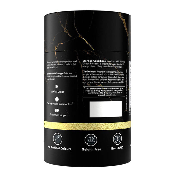 Pure Himalayan Shilajit Gold Gummies with Black Seed Oil 60 Gummies