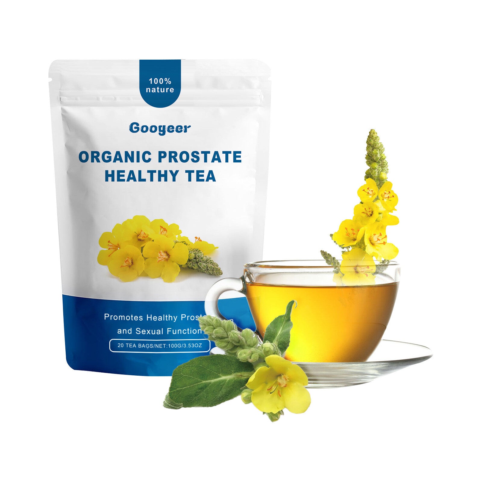 Support Blend 100g Herbal Tea for Wellness Organic Prostate Health Tea Natural