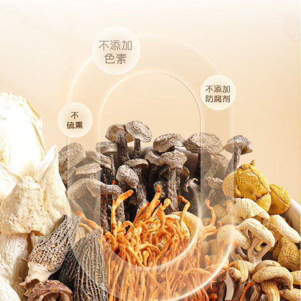 New Year Pack: Mushroom Dried Delicacies Box with Morel Specialty