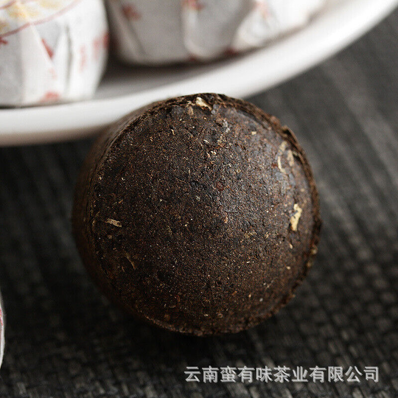 Yunnan Pu'er Tea 500g Glutinous Rice Fragrance Ripe Tuo(White Cotton) Pu'er Secondary image