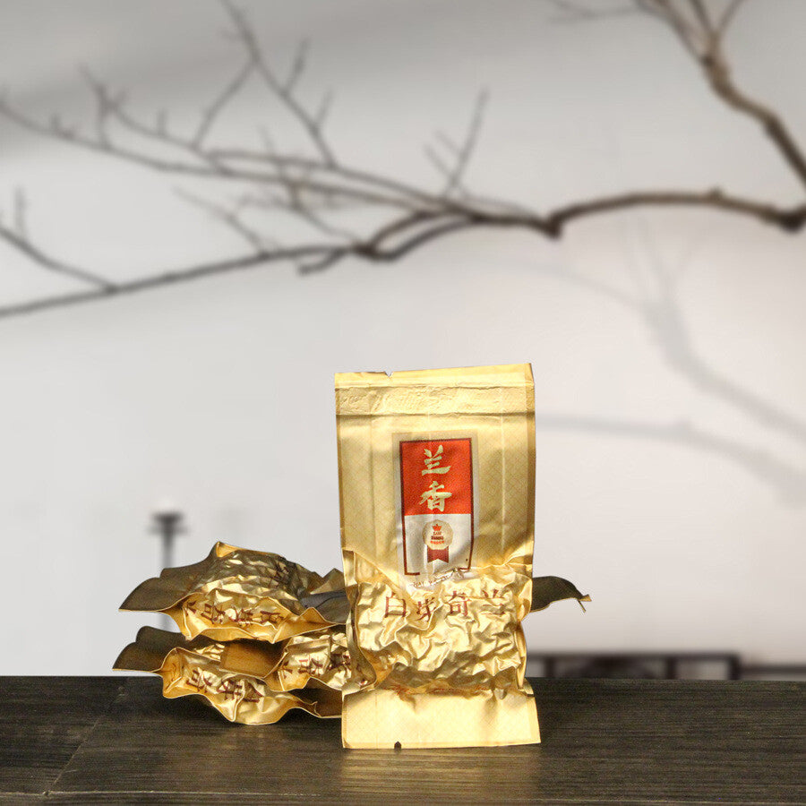 Oolong Medium Roast Charcoal Roasted Bai Ya Qi Lan Loose Leaf New Wuyi Rock Tea