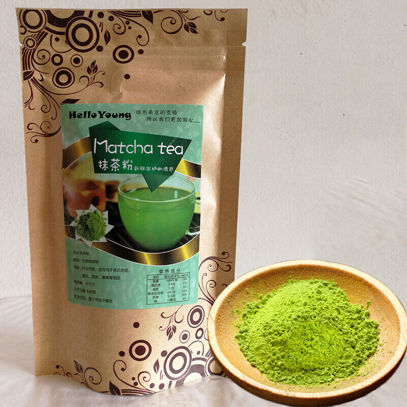 100g Japanese Matcha Green Tea Powder 100% Natural Organic Slimming Tea FOOD Secondary image