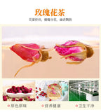 Scented Tea, Roses Tea, Dried Herb Tea Roses, Double Petals, Round Canned Roses