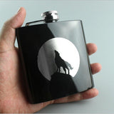 Hip Flask Stainless Steel Liquor Whisky Vodka Alcohol Drinkware Flagon Outdoor