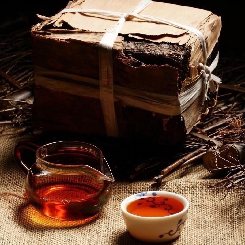 Raw Puer Tea Oldest Puer Tea Ansestor Antique Honey Sweet Dull-red Puer Tea 250g