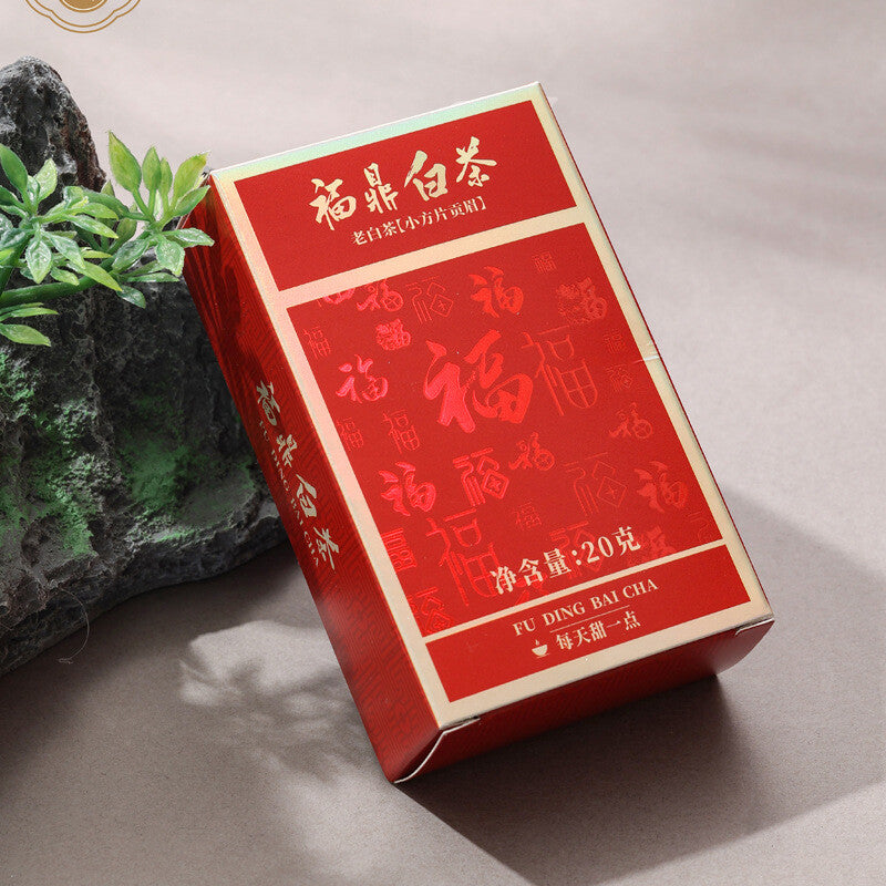 100g Fuding White Tea 2018 Shou Mei Old White Tea Date 5 Boxes of Small Squares Secondary image