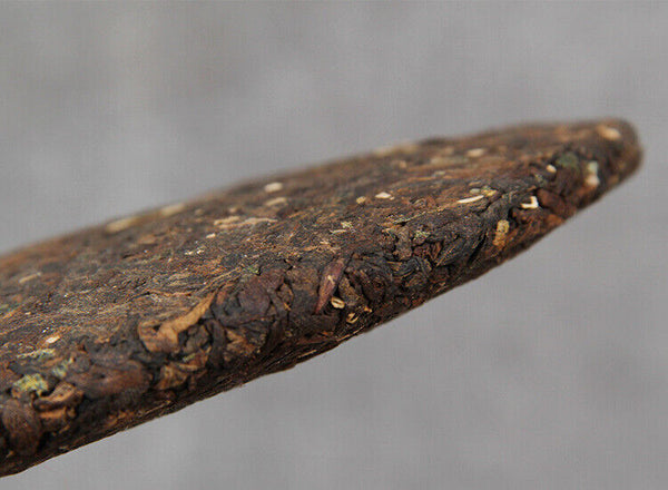357g Yunnan Pu'er Ripe Tea Cake 糯香普洱茶熟茶勐海七子饼糯米香普洱茶饼 357g