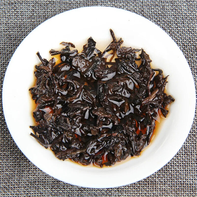 Menghai Pu'er Brown Mountain Palace Pu'er Cooked Old Tree Tea Cake 357g
