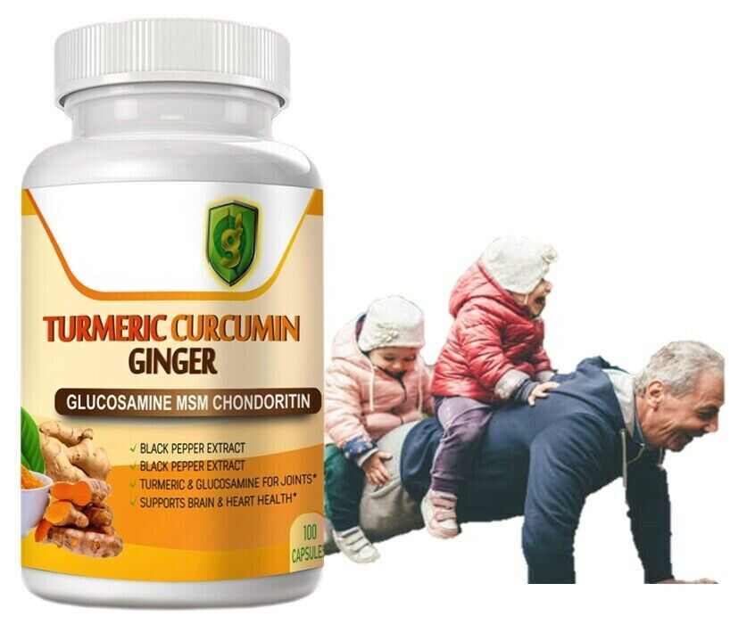 Turmeric Curcumin   Arthritis Joint supportwith Ginger Black Pepper Anti-Aging