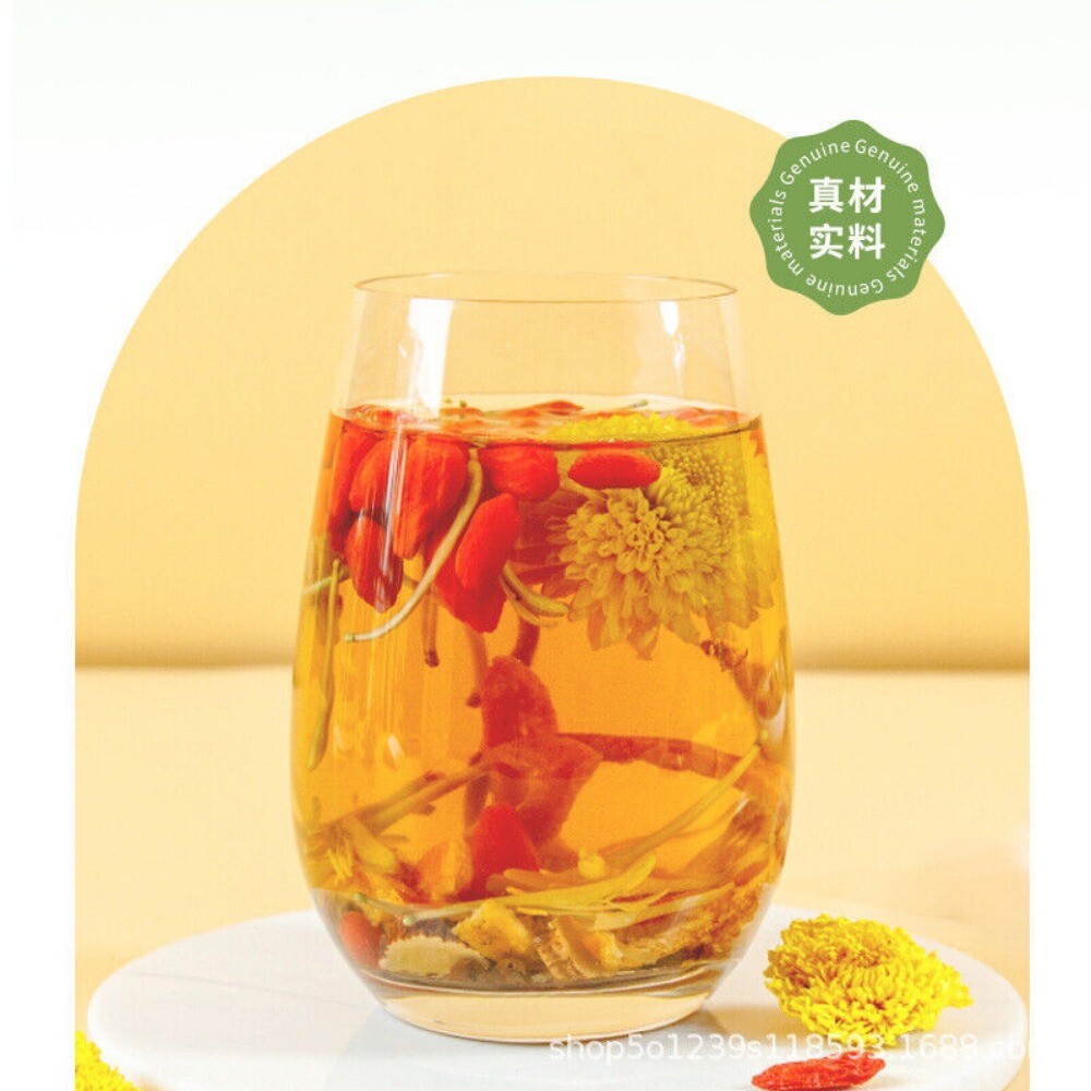 Chrysanthemum Goji Senna Herbal Tea Bags Relaxing Evening Blend Premium
