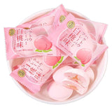 White Peach Flavor Sandwich Marshmallow Gummy Snacks Wedding Candy 徐福记白桃味夹馅棉花糖