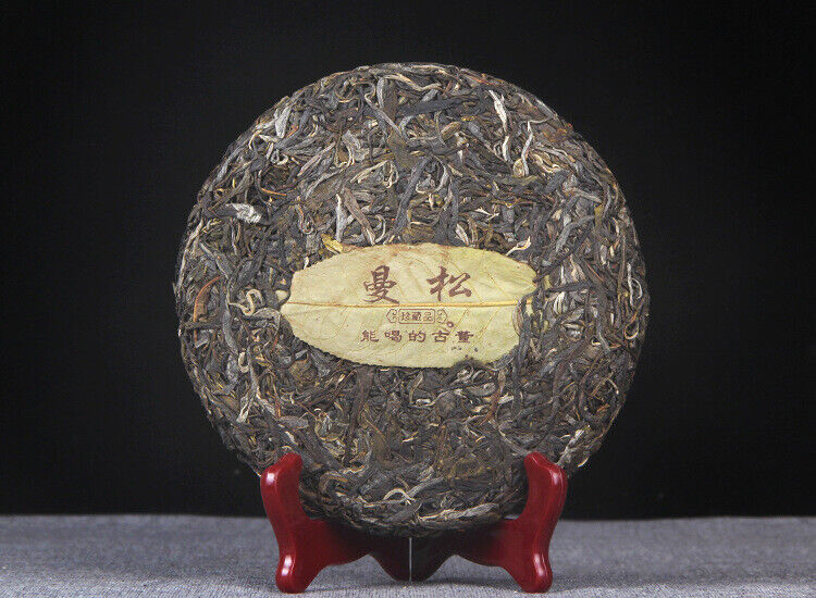 357g Raw Tea Cake Yunnan Pu'er Tea 曼松 357克生茶饼茶云南普洱茶曼松王子山收藏级古树