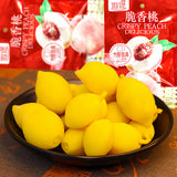 Childhood Retro Treat Preserved Fruit Crispy Sweet & Sour Yellow Peach Snack