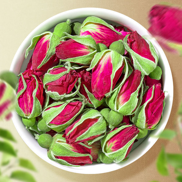 Premium Rose Bud Tea 250g Select Red Rose Flower Buds for Women's Health