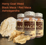 Men Powerful Energy Supplements Vegan Maca Root Gummies 60G