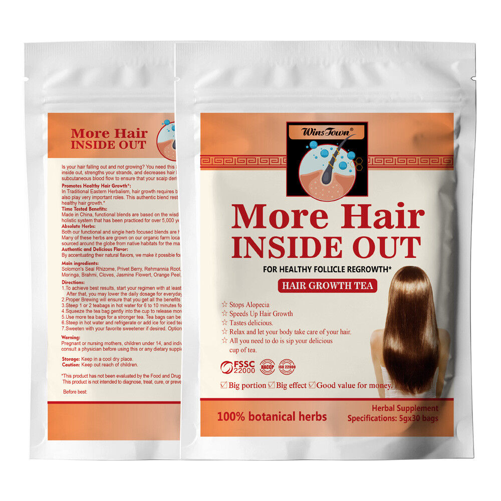 Fast Hair Growth Treatment Tea Follicle Regrowth Herbal Care for All Hair Types