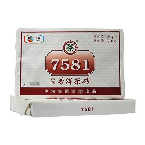 Chinese Tea 7581 Four Pieces Tile Monolithic 250G 1000g/Pack Pu'er Ripe Tea