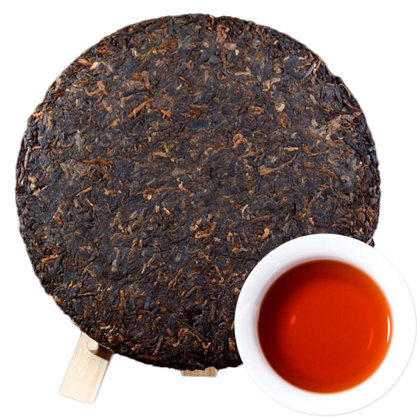 Top Organic Ripe Pu-erh Tea Handmade Yunnan Menghai Cooked Black Tea Cakes 357g