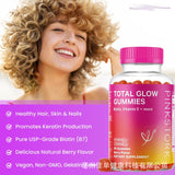 Supplements Hair Nail Growth Skin Collagen Gummies 60 Gummies Healthy