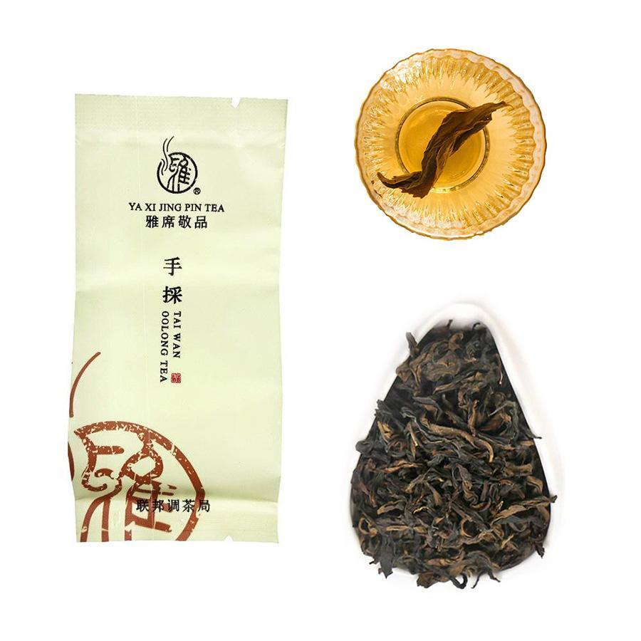 2023 Taiwan GABA Oolong Tea High Mountain Cha Strips Shape PVC Packaging 112g Secondary image