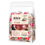 Sour Plum Herbal Tea Tangerine Rose Mulberry Mint Osmanthus Healthy Blend