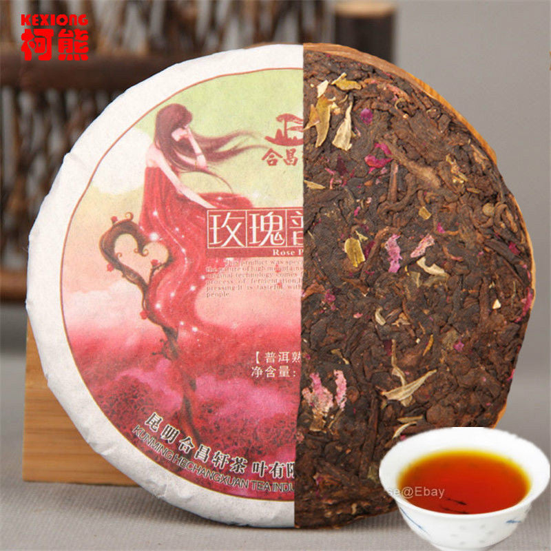 100g Puerh Tea Cooked Tea Rose Flavor Tea Slimming Healthy Black Tea Green Food Secondary image