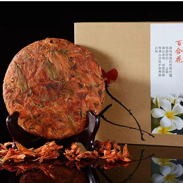 Dried Flower Tea Cake 200g Natural and Healthy Dried Flower Tea Rose Flower Cake