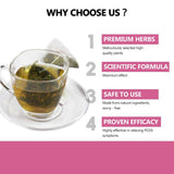 PCOS Support Tea Herbal Blend for Womens Hormonal Balance Menstrual Wellness