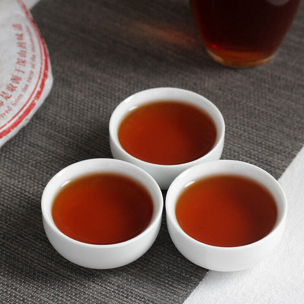 Yunnan Pu'er Tea Jingmai Ancient Tea Ripe Tea Seven Seed Cake Tea 357g