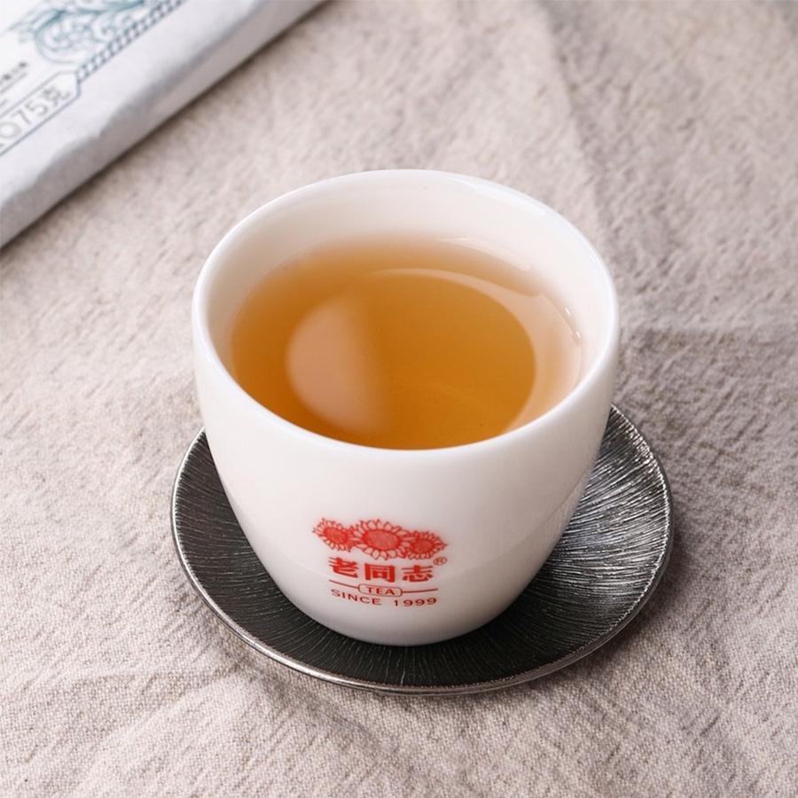 150g/Box Old Comrade Emerald Raw Puer,2020 Haiwan Cang Cui Shen Puer Tea