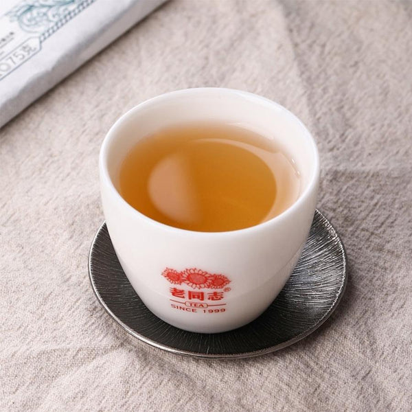 150g/Box Old Comrade Emerald Raw Puer,2020 Haiwan Cang Cui Shen Puer Tea