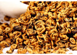 500g Fengqing Yunnan Tea Jin Luo Dianhong Black Tea Honey Fragrance Golden Buds