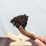 357g Pu'er Ripe Tea Cake Yiwu Fermented Tightly Pressed Ripe Tea Cake