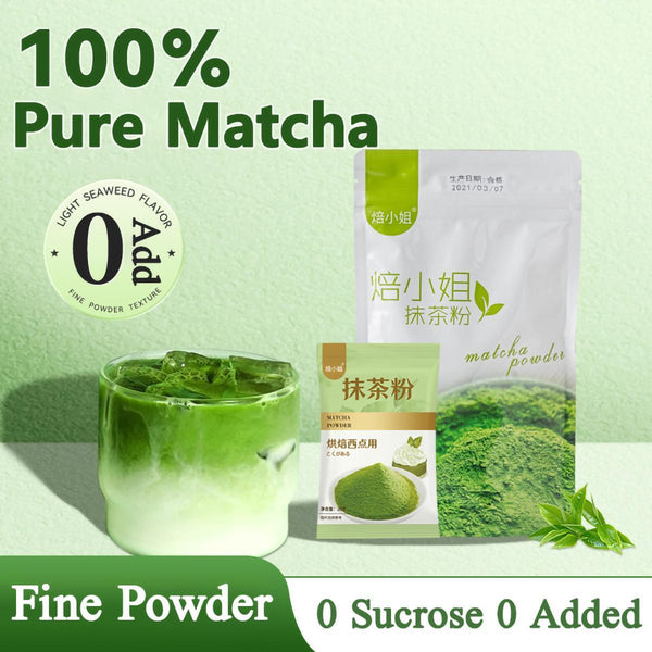 Premium Certified Organic Loose Matcha Green Tea Powder 100g Sealed Packaging