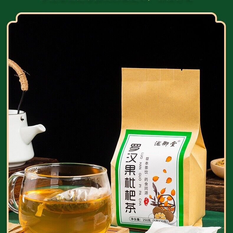 Herbal Luo Han Guo Tea with Loquat Mint and Chrysanthemum