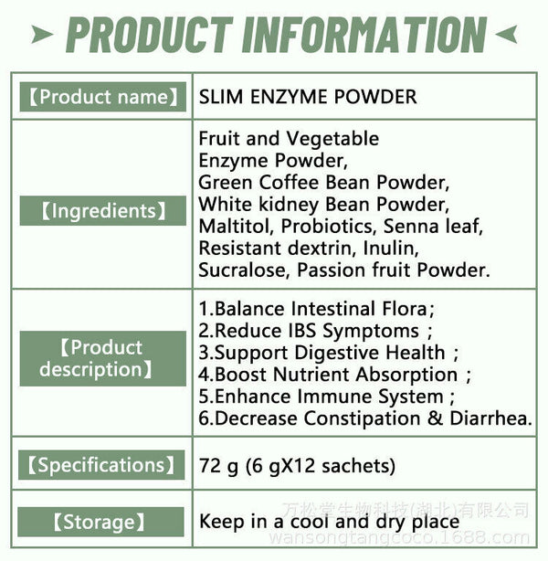 Winstown slim enzyme juice powder weight loss Green juice