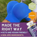 Private Label Hip Butt Enhancing Gummies Rose Hips Fruit 60 Vegan Gummies