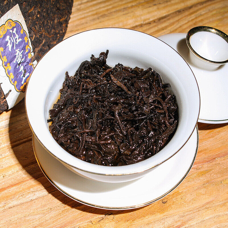 Yunnan Pu'er Tea Ripe Tea Cake Lao Banzhang Ripe Tea Cake 357g