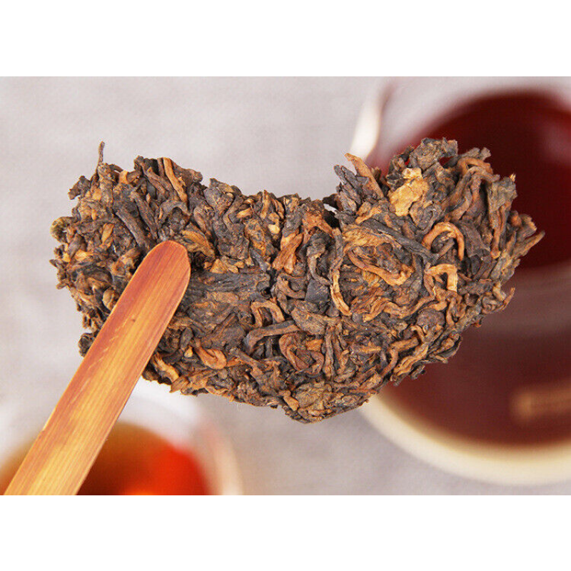 357g Yunnan Pu'er Tea Black Tea Pu'er Tea Ancient Tree Pu'er Tea Ripe Tea Cake