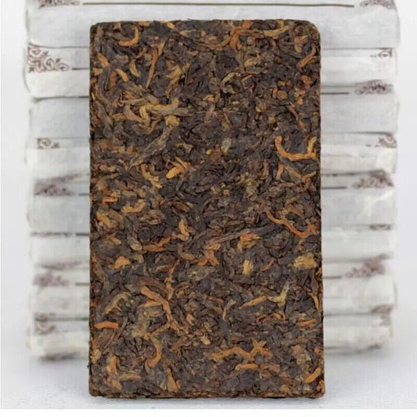 Portable Fermented Pu-erh Tea 50g Banzhang Golden Buds Old Tree Puer Tea Brick