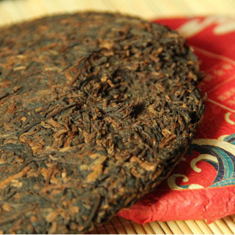 200g Cang Pu Golden Bud Puerh Tea Ripe Cake Tea Menghai Chen Xiang Pu'er Cake Secondary image