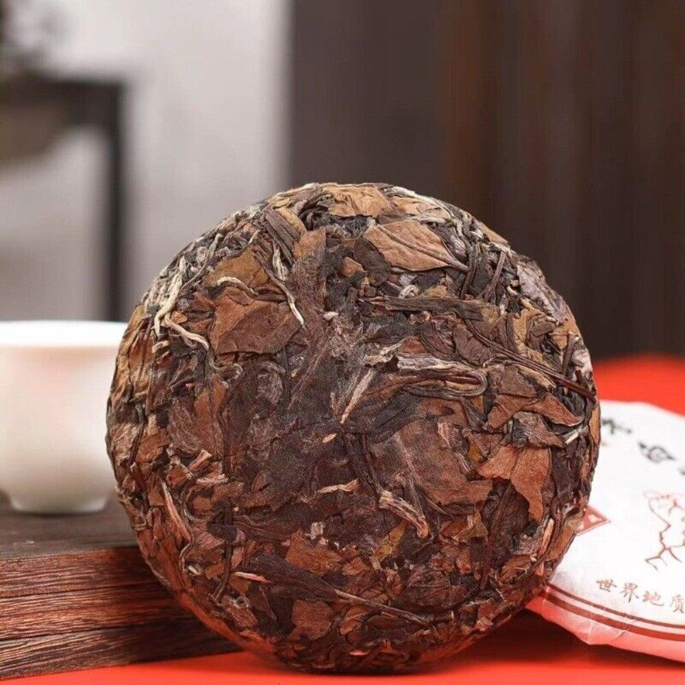 Aged Fuding Shou Mei White Tea Cake 100g Jujube Scented  Herbal Chinese Tea Secondary image