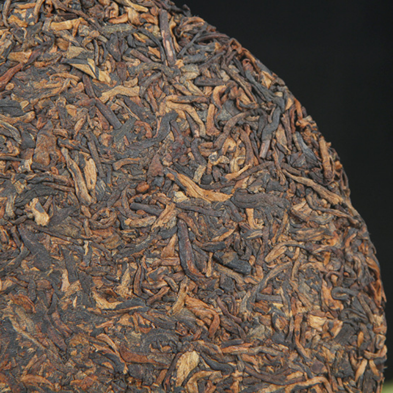 Yunnan Ripe Puerh Tea Xishuangbanna Spring Royal Tribute Gold Cake 357g/12.59oz